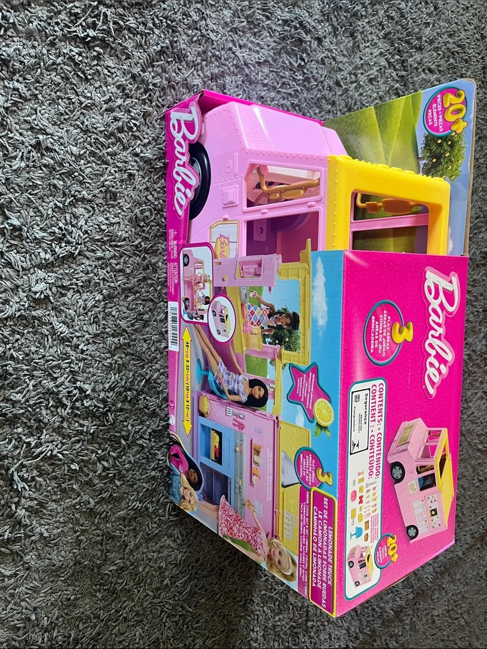 🩷Barbie Pink lemonade   Truck Playset with Accessories🩷 🆕